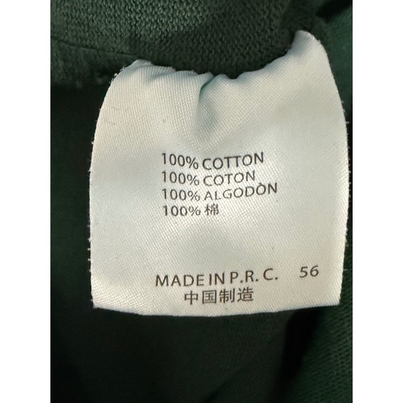 Brandy Melville Long Sleeve Crew Neck Green Cotton T Shirt Women's One Size - Picture 6 of 6